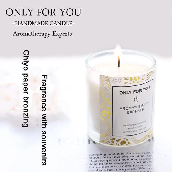 

candles american style qiandai paper bronzing fragrance essential oil romantic candle cup girl gift with souvenir