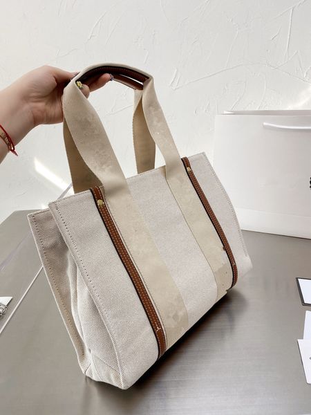 

2021 new fashionable and exquisite calfskin canvas bag temperament lady shoulder bag handbag commuter shopping bag high-end quality super ca