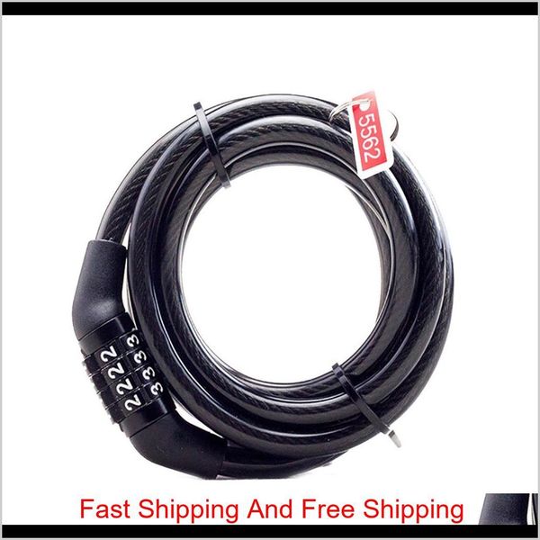 

bicycle code steel wire lock mtb four-digit code lock motorcycle anti-theft 532 lock basic self qylrye hjfeeling