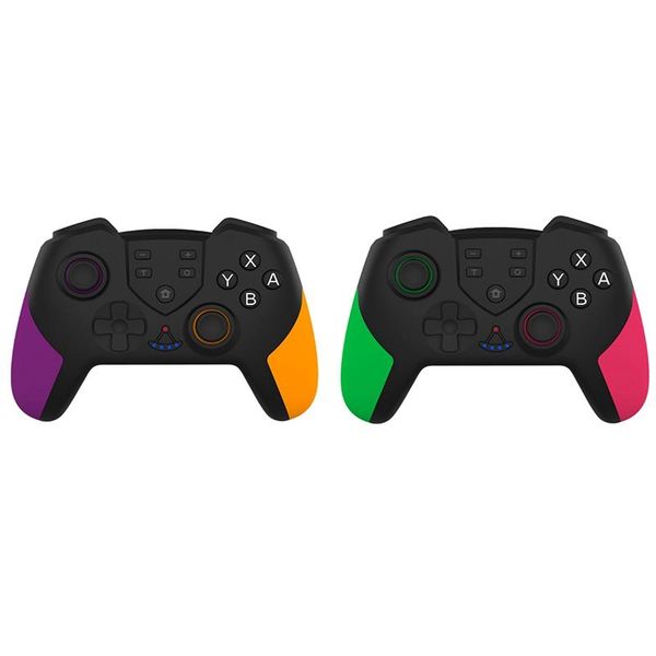 

game controllers & joysticks 2 pcs wireless controller for switch, gamepad joystick with wake-up,macro programming,gyroscope functi