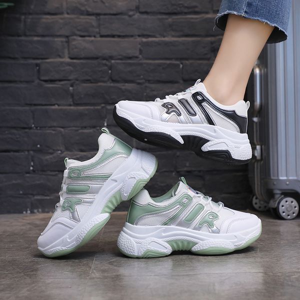 

2020 trend comfortable air mesh sneakers summer new women running shoes increased thick bottom non-slip non-slip sports shoes