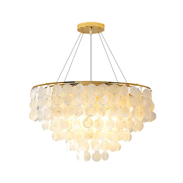 

pendant lamps nordic shell for restaurant/bedroom/aisle boy and girl princess room, led multi-layer