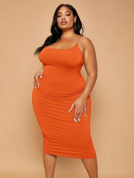 

sxy plus criss cross back bodycon dress h2lm#, Black