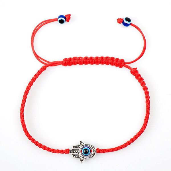 

charm bracelets 1pc turkish evil eyes braided demon eye protection bracelet for women men hand jewelry gift, Golden;silver