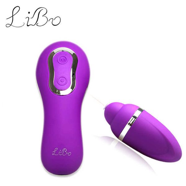 LiBo Bullet Vibratore Jump Eggs Strong 68 Mode Vibe Giocattoli adulti del sesso per le donne Masturbatore Anal Vagina Massager Stimolatore del clitoride Y18100802