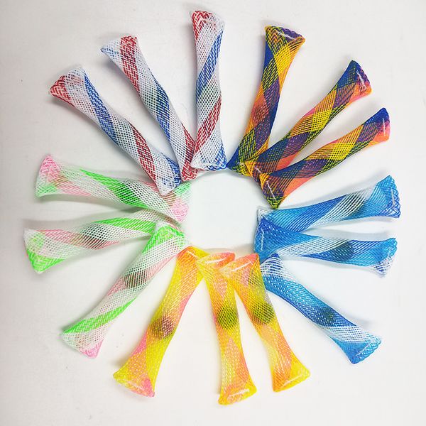 

sensory toy braided mesh tube with marbles ball decompression toy autism adhd anxiety therapy toys hand pinball stress relief toys h24j86c