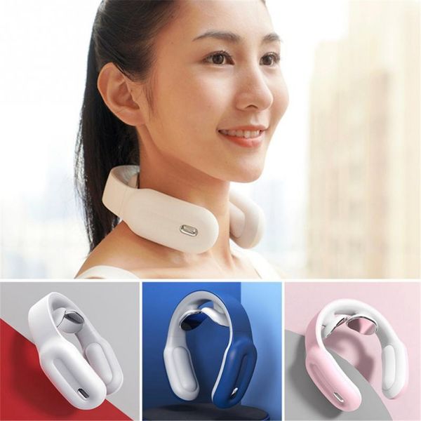 

smart electric neck and shoulder massager pain relief tool health care relaxation cervical vertebra physiotherapy