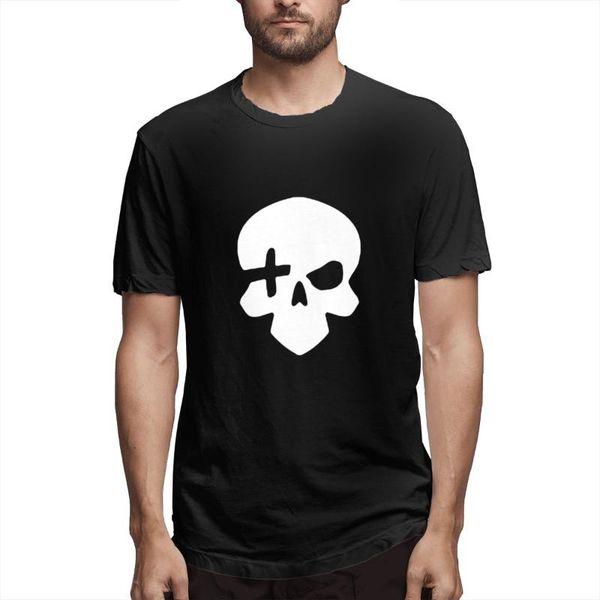 

men's t-shirts its high noon printed oversized men t shirt summer polyester goth tee streetwear, White;black