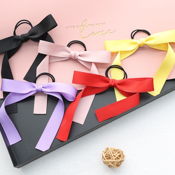 Neue Nette Kinder Bowknot Gummiband Haarschmuck Mädchen Bogen Band Haarband Kinder Schmetterling Gummiband Prinzessin Stirnband C6840