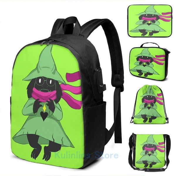 

backpack funny graphic print fluffy boi usb charge men school bags women bag travel laptop