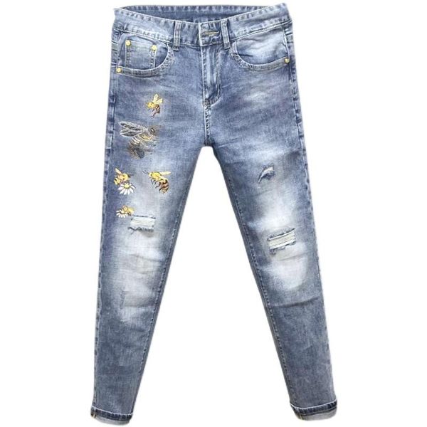 

men's jeans wz0819-pantalones vaqueros de moda para hombre, 2021 pasarela, marca lujo famosa, diseÃ±o europeo, estilo fiesta, ropa, Blue