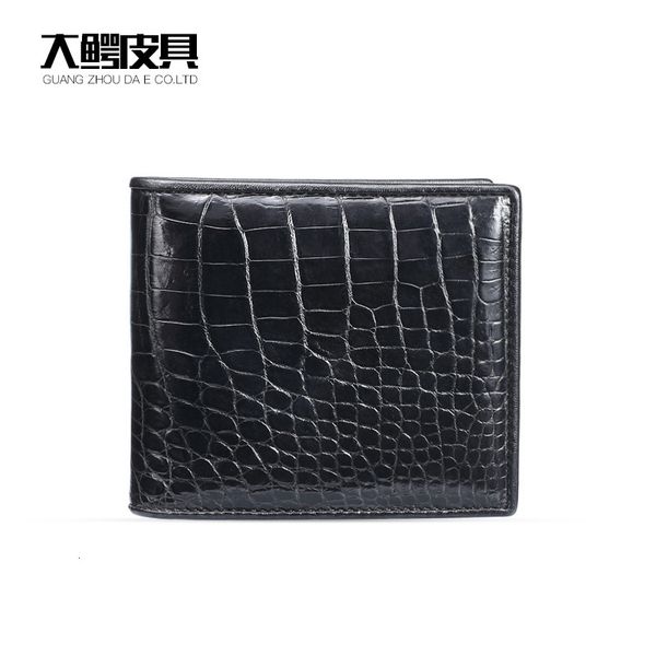 

wallet siamese men's short leather belly horizontal, Red;black