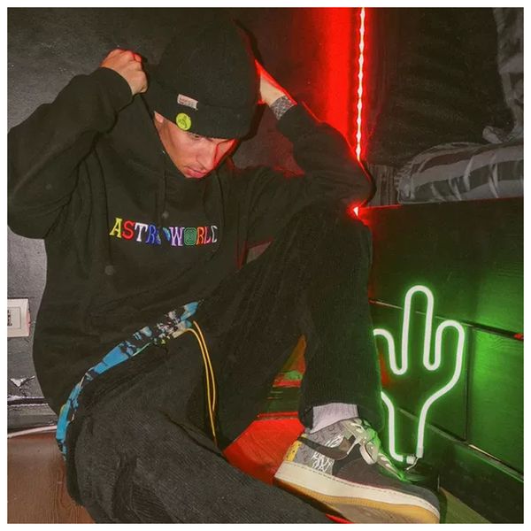 

2021 american winter new style hip-hop rap men's colorful embroidered letters high street hoodie couple outfit s0t9, Black