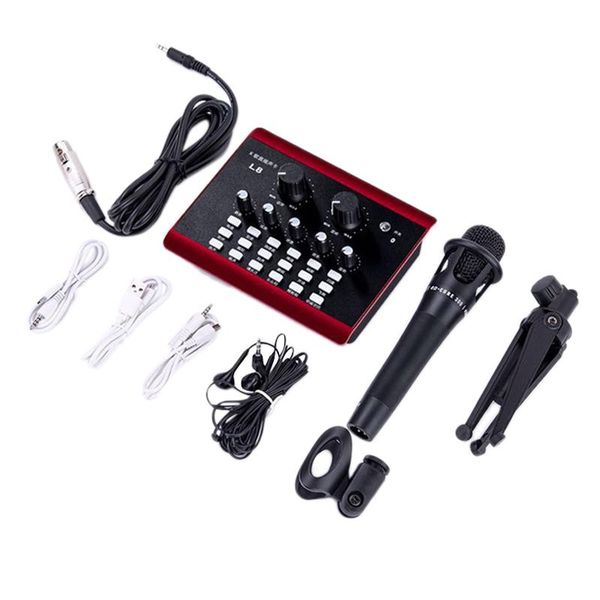 

sound cards l8 live card, voice changer device for ps5//phone/ipad/computer,sound card with multiple funny effect