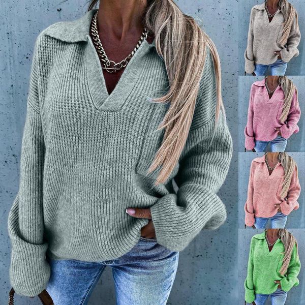 

women's sweaters autumn winter cashmere sweater women keep warm v-neck pullovers knitting fashion korean long sleeve loose, White;black