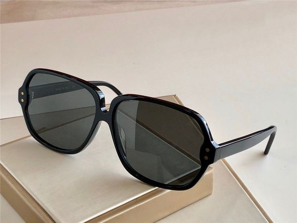 

new fashion design sunglasses 0706 square frame simple and elegant style classic uv 400 lens protection glasses, White;black