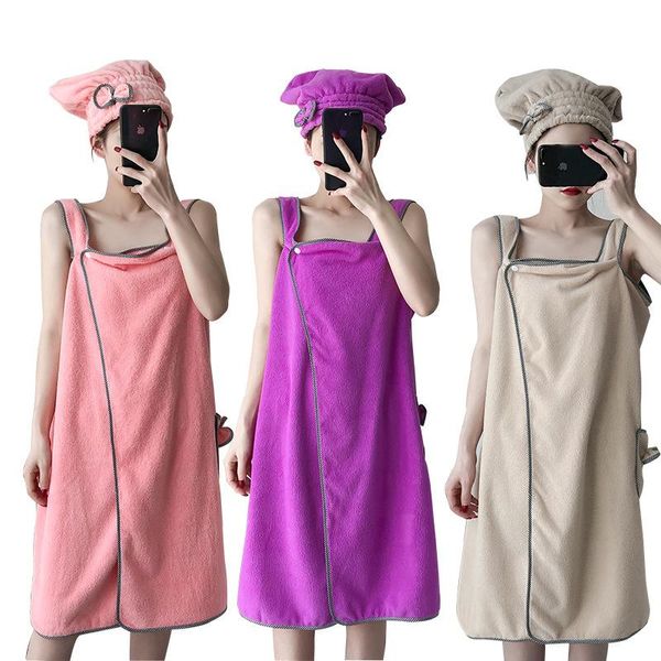 

towel wearable bath with pocket butterfly knot absorbent bathrobe superfine fiber shower towels lady chic sauna el bathrobes