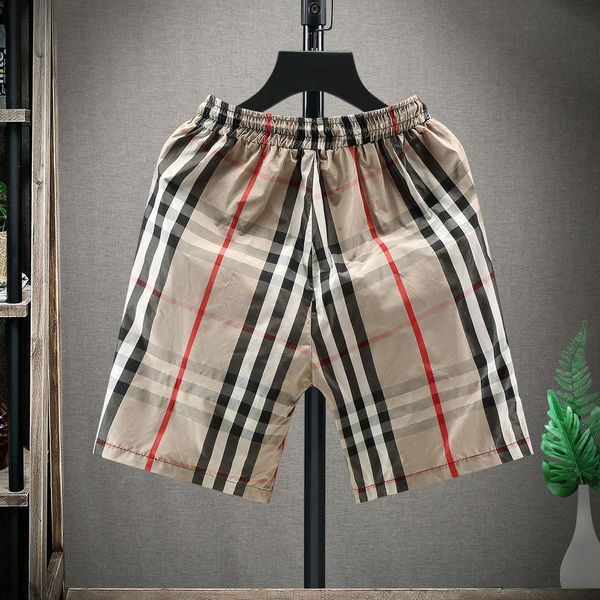 

summer trend men's straight casual shorts student fashion beach pants, White;black