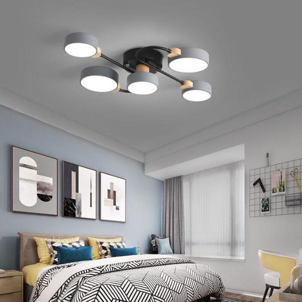 

chandeliers modern 5/7/9 heads nordic vintage iron with wood living dining room bedroom restaurant hall fixtures luminaire