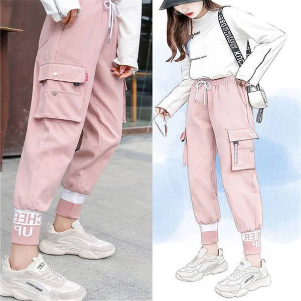 

women's jeans high-waisted female casual pink pants, patchwork-style sweatpants with pockets for fall tz2o, Blue