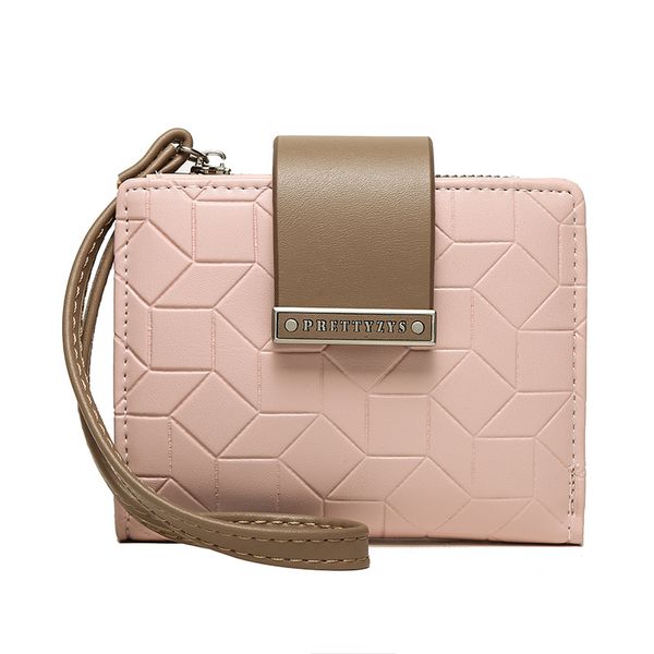 

version short and winter new portable female wallet 2020 autumn of zipper buckle cracked korean pu aemqc