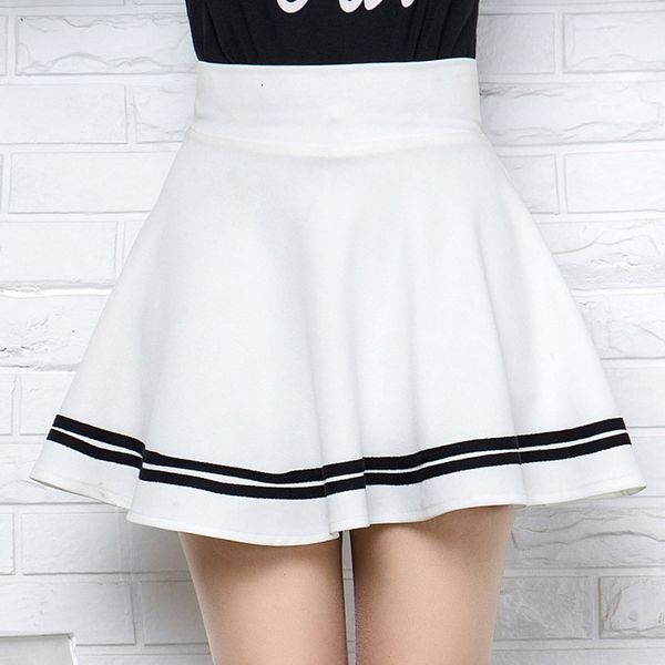 

2021 new high-waisted school plied korean women's fashions a harajuku summer skirt of women short skirts oj43, Black