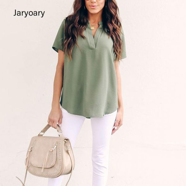 

jaryoary summer women's short-sleeved t-shirts women's casual and shirts gothic 2108, White