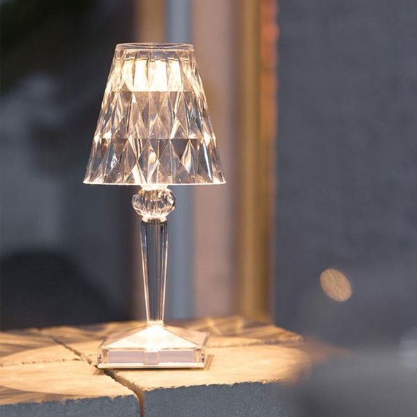 

table lamps touch sensor cordless desk lamp modern bar restaurant dinner light led rechargeable pub office