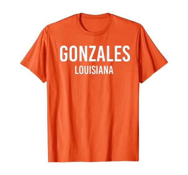 

GONZALES LOUISIANA LA USA Patriotic Vintage Sports T-Shirt, Mainly pictures