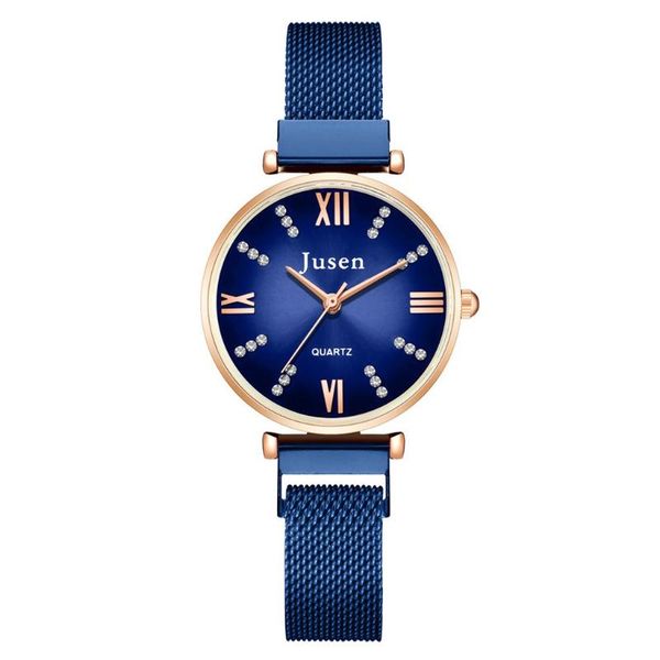 

wristwatches simple luxury business women's casual bracelet watch ladies quartz mesh belt band fashion wrist watches relojes para mujer, Slivery;brown
