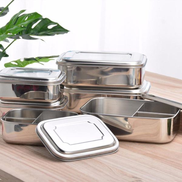 

storage bottles & jars stainless steel food container bento 3 compartments design perfect for picnic salad