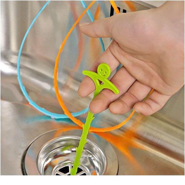 

1pc sink cleaning hook scalable through sewer cleaner hair attempts to prevent the sink clean hook toilet dredge cleani qylrgm
