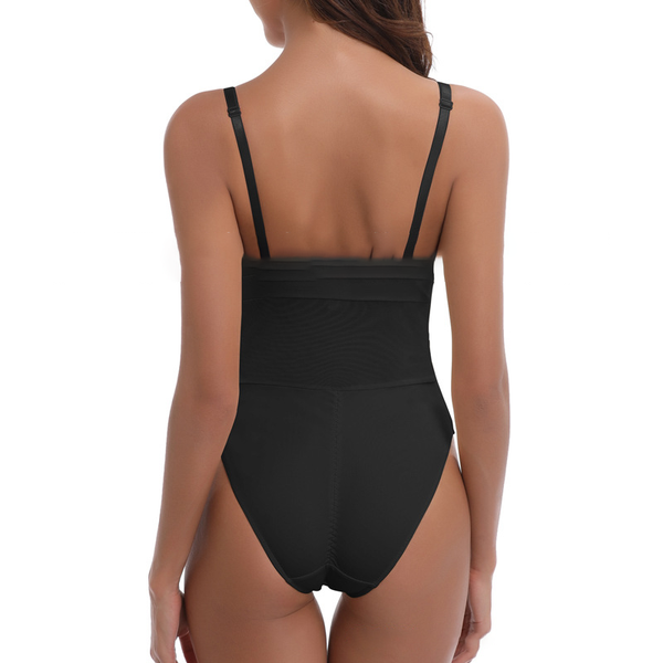 

women's shapers women's full shapewear bodysuits seamless tummy control bulifter thong backless body shaper, Black;white
