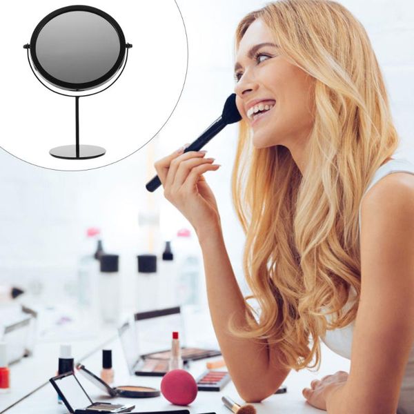 

compact mirrors high base makeup mirror decorative metal cosmetic bedroom rotary