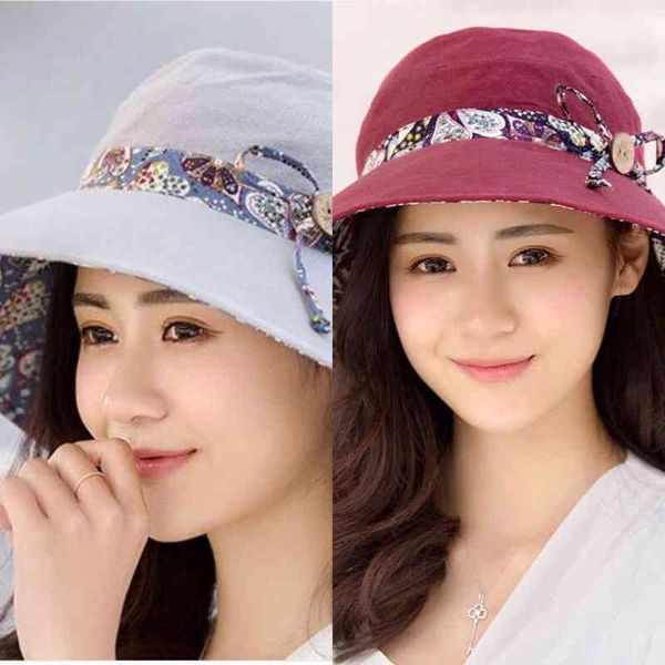 

wide brim hats 2018 new brand women sun summer folding screen anti uv big biking beach fashion 0214, Blue;gray