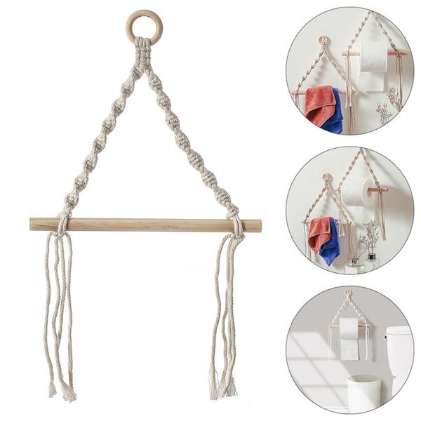 

tissue boxes & napkins 1pc durable paper towel rack roll holder creative (beige)