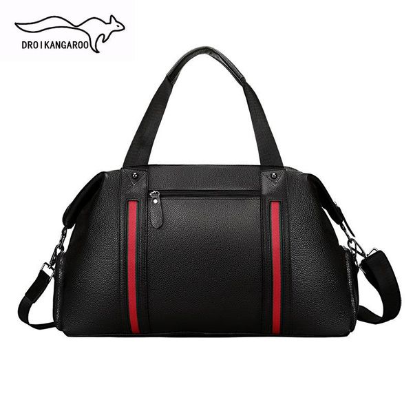 

duffel bags genuine leather men's business travel bag fashion shoulder cross body large capacity male handbag