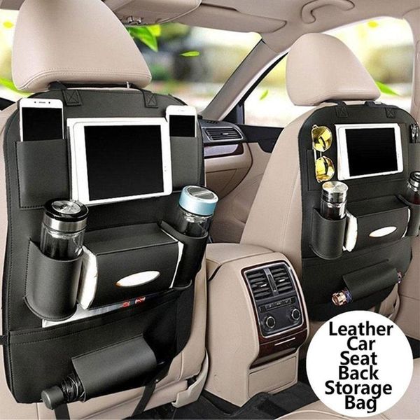

car organizer vehicle back seat multi pockets storage bag pouch holder backseat