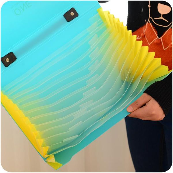 

business card files kawaii rilakkuma file folder stationery cute documents bag for school office storage pouch holder with layers