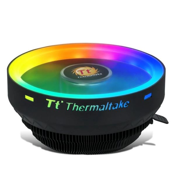 Thermaltake UX100 CPU Soğutucu 5 V Anakart Argb Sync 16.8 Milyon Renkler 15 Adreslenebilir LED Intel / AMD Evrensel Soket Hidrolik Rulman 65WCL-P064-AL12SW-A