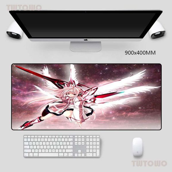 

mouse pads & wrist rests anime girl pad pink desknatural rubber mouse-pad non-slip gaming play mat desk thickness 2mm for cartoon fans