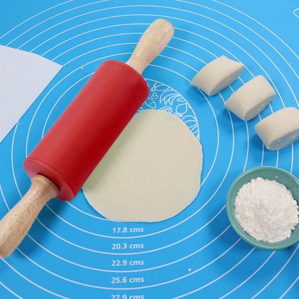 

rolling pins & pastry boards silicone baking mats thickening non-stick maker holder kneading dough pad pin mat kitchen supplies