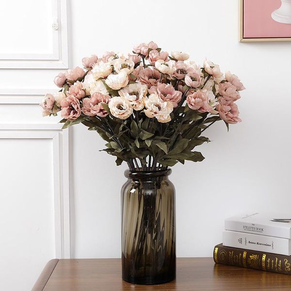

lan kwai fong princess peony imitation flowers wedding collocation set home decoration artificial flower lu yin hua