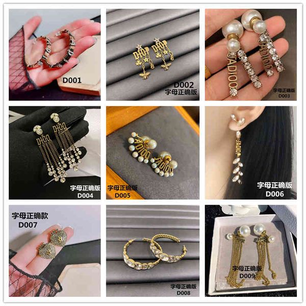 

70% off 925 silver needle sector pearl earrings new fashion simple versatile letter earrings for women