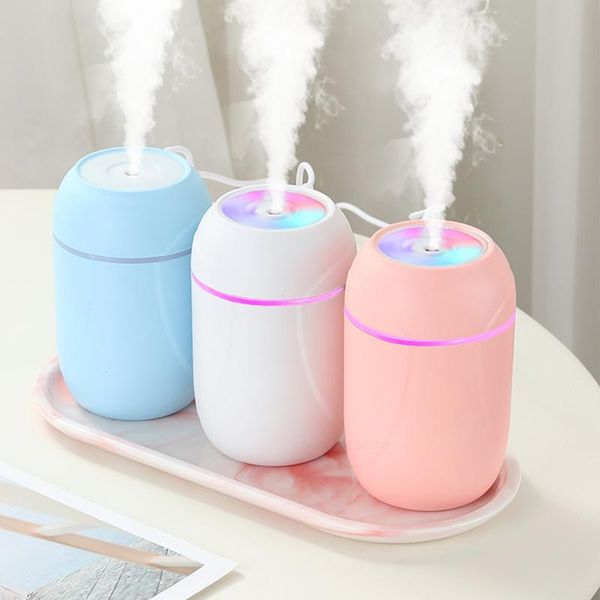 

humidifiers portable usb air humidifier 260ml ultrasonic aroma essential oil diffuser cool mist purifier aromatherapy for car home