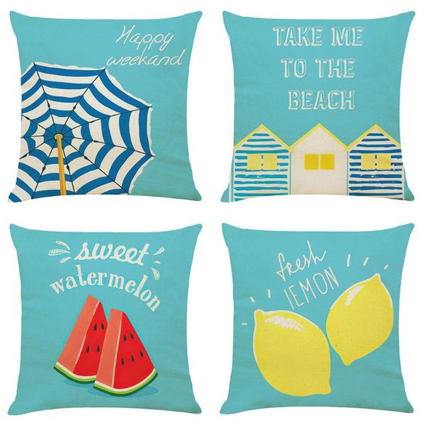 

cushion/decorative pillow summer cushion cover decorative pillows bohemian seat cushions home decor flax throw sofa pillowcase