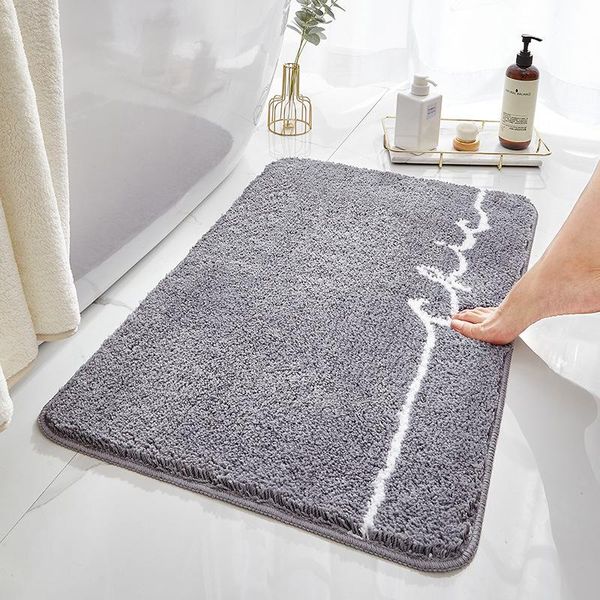 

carpets toilet and bathroom non-slip mat, absorbent floor door carpet mat