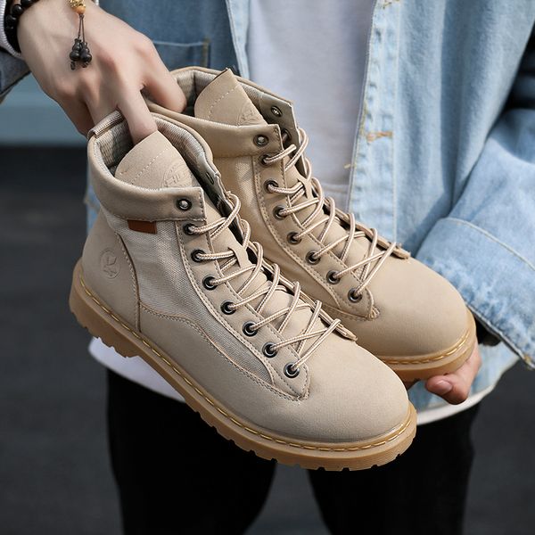 

men tactical boots army boots mens military desert work safety shoes climbing sport shoes ankle men outdoor martin boots