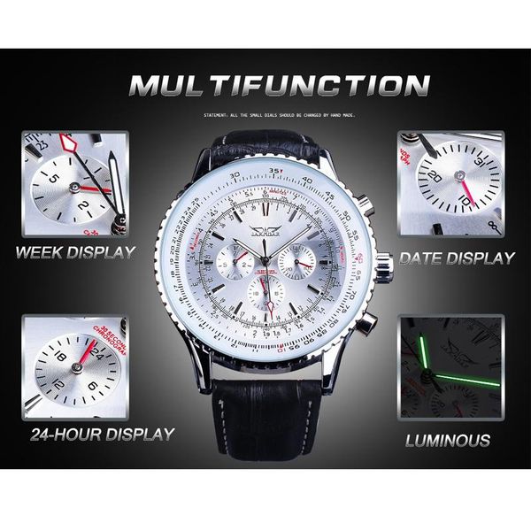 

wristwatches fashion ultra thin watch men automatic mechanical luminous classic clock business watches mens, Slivery;brown