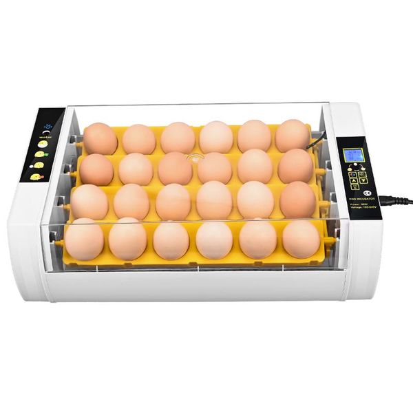 

air purifiers fully automatic 24 eggs brood broiler breeder poultry incubator hatcher machine moisture control with egg turner eu us plug